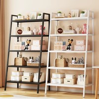 Étagère de rangement en acier au carbone pour échelle, support de rangement autoportant pour salle de bain, étagère d'angle, vente en gros d'usine