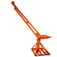 Mini grue de levage, grue à bras articulé, 360 degrés, avec palan électrique, pour la construction de maisons en extérieur, industrie
