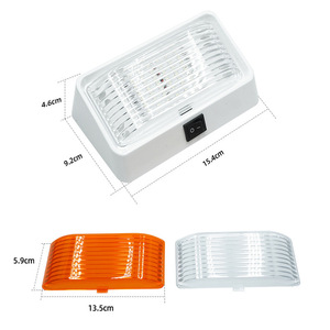 Caravana Autocaravana Remolque Exterior 12V 3W Impermeable <span class=keywords><strong>Toldo</strong></span> Luces PIR Sensor de Movimiento LED RV Porche Luz LED RV Luces Exteriores - Product Image 2