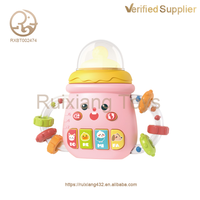 Jeux d'activités Montessori, jouets éducatifs, hochet, biberon musical en plastique pour bébé