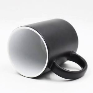 Regalos Promocionales para Bodas, Taza con Logotipo Personalizado, Sublimación, Taza de Café de Cerámica Negra que Cambia de Color - Product Image 3