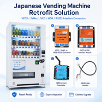 Solution de modernisation des distributeurs automatiques japonais avec convertisseur VCCS JVMA vers MDB RS232 et module d'interface USB JVCC