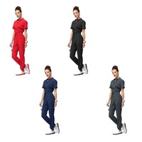 Combinaison d'uniformes médicaux personnalisés, confortable, pour infirmières, avec logo personnalisé, pour femmes