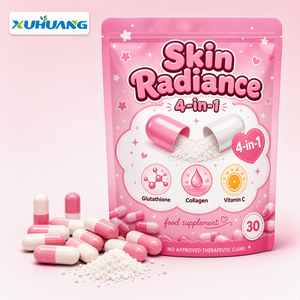 Capsule per la Luminosità della Pelle 4-in-1 all'Ingrosso: Glutatione, Collagene e <span class=keywords><strong>Vitamina</strong></span> <span class=keywords><strong>C</strong></span> - 30 Capsule Integratore Alimentare OEM Private Label - Product Image 3