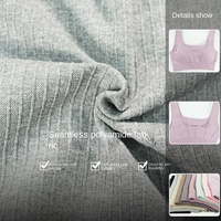 Soutien-gorge de yoga de grande taille respirant avec bandoulière large pour femmes