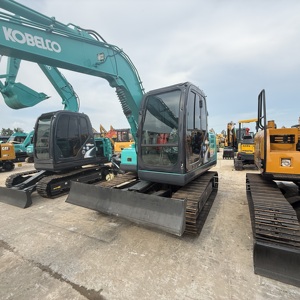 Mini-excavatrice Kobelco SK75 d'occasion, d'origine japonaise, 7 tonnes, engins de construction - Product Image 4