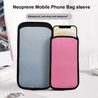 Dompet Ponsel Kecil Anti Air dari Neoprena, Kantong Pelindung, Tempat Penyimpanan, Tas Portabel untuk Perjalanan, Aktivitas Luar Ruangan, Hadiah