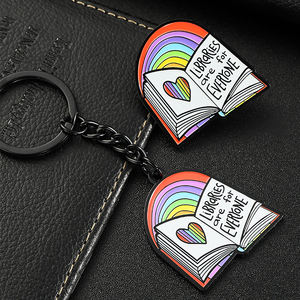 Esmalte suave pequeño arco iris <span class=keywords><strong>de</strong></span> niños mini nota <span class=keywords><strong>libro</strong></span> llavero - Product Image 6