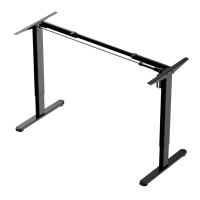 Cadre de bureau certifié ergonomique, assis et debout, hauteur de 28 à 46 pouces, cadre de table électrique réglable, base de bureau de table inversée à 2 étages