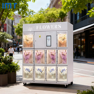 Venta Directa de Fábrica, Máquina Expendedora de Flores Grandes con Pantalla Táctil, Máquina Expendedora Inteligente de Flores Frescas para Ramos de Flores - Product Image 4
