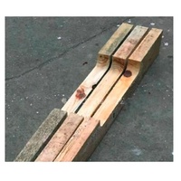 Machine automatique de découpe de palettes en bois avec moteur, capacité de 10-20 pièces/min, puissance de 11 kW, pour la découpe d'angles, le chanfreinage et le rainurage
