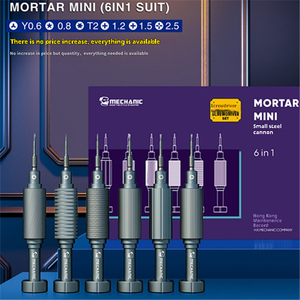 Jeu de tournevis de précision électrique de qualité industrielle pour bricolage, avec poignée en acier chromé, incluant les embouts Torx, Phillips et plats - OEM - Product Image 2