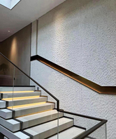 Revêtement mural en pierre veinée à gros grains, carrelage en céramique flexible effet granit pour la décoration des murs et le revêtement des piliers
