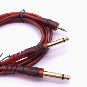 Adaptador de 3,5mm a <span class=keywords><strong>doble</strong></span> conector de 6,5mm, <span class=keywords><strong>Cable</strong></span> de Audio <span class=keywords><strong>doble</strong></span> <span class=keywords><strong>macho</strong></span> de 6,35mm, conector Mono de 1/4 "a estéreo de 1/8", <span class=keywords><strong>cable</strong></span> auxiliar de 3,5mm - Product Image 6