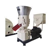 Machine à granulés d'aliments pour animaux multifonctionnelle très vendue pour le traitement des aliments pour volailles, porcs, bovins, à base de maïs, soja et herbe