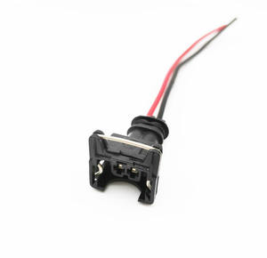 <span class=keywords><strong>2</strong></span>ウェイ燃料インジェクターコネクタ配線ハーネスプラグ EV1 ピグテール OBD1 GM用 - Product Image 1