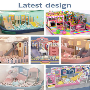 Atractivo diseño moderno suave niños equipo <span class=keywords><strong>de</strong></span> patio interior para niños con carrera <span class=keywords><strong>de</strong></span> obstáculos temática para el entretenimiento FEC - Product Image 5