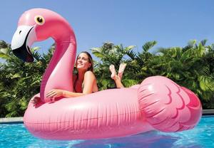INTEX 57558 Mega Flamingo gonflable personnalisé, bateau flottant pour piscine, île flottante pour adultes - Product Image 2