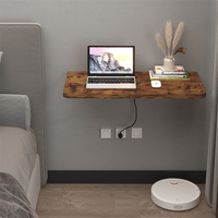Accueil Buanderie Bureau Bar 31 ''Table murale à feuilles tombantes Petit espace Bureau mural pliant Table rabattable