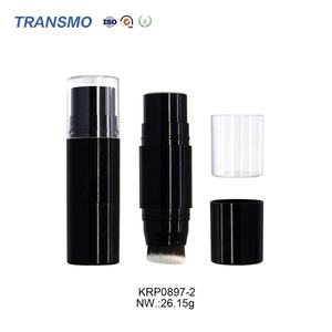 Recycled Plastic Contour <b>Foundation</b> <b>Stick</b> Packaging Empty Bronzer Pen Double Ends Highlighter <b>Stick</b> with Brush - Product Image 3