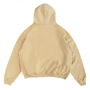 Sweat-shirts à capuche vintage en coton 100% pour hommes, personnalisés en gros, basiques, lavés, lourds, surdimensionnés, couleur violet vintage - Product Image 4