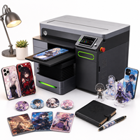 Printer Inkjet UV Kompak Qicai 3360 Baru untuk Kosmetik dan Tutup Lipstik dengan Mesin Pencetak Pola USB
