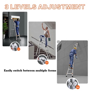 Kollmax mô hình mới telescoping thang một khung 13 <span class=keywords><strong>ft</strong></span> mở rộng đa chức năng cho bài tập về nhà - Product Image 2