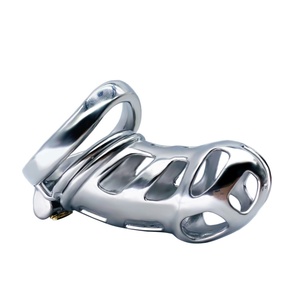 Dispositivo de Castidad Masculina FRRK con Bloqueo para Pene, Diseño con Orificio, Jaula para Pene para Sissy Gay BDSM, Jaula de Castidad, Bloqueo para Pene, Juguetes Sexuales para Hombres - Product Image 3
