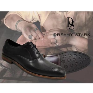 Chaussures habillées Oxford pour hommes en cuir pleine fleur véritable faites à la main de haute qualité Dreamy Stark 2023, idéales pour les affaires et les occasions formelles - Product Image 6