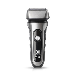 IPX7 Waterproof Reciprocating <b>Shaver</b> Smart Digital Display 3 Floating Aluminum Foil Blades <b>Electric</b> <b>Shaver</b> - Product Image 2