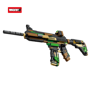 WOMA TOY 8 en 1 M416 <span class=keywords><strong>Rifle</strong></span> de asalto <span class=keywords><strong>M4</strong></span> Pistola de juguete Micro Baustein Building Block Brick Set (C0838) - Product Image 1