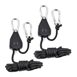 Ensemble de tendeurs de câbles en nylon avec mousquetons pour la réglage des cordes de tente de camping en extérieur - Product Image 1