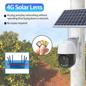 Eseecloud 5MP 10X Zoom Optical 4G Sim Card Solar Network <b>Security</b> <b>Cameras</b> Outdoor IP PTZ <b>Wireless</b> Surveillance Wifi <b>Cameras</b> CCTV - Product Image 4