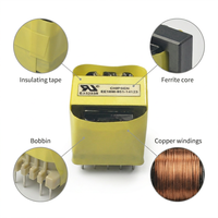 Transformateur de commutation EE16 pour carte de commande alimentation DC-DC, enroulement personnalisé 500KHz 10.8W Magnetics