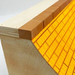 Rampe en bois professionnelle pour fingerboard, rampe de 1 à 4 quarts de <span class=keywords><strong>pipe</strong></span>, obstacles faits à la main pour les professionnels - Product Image 2