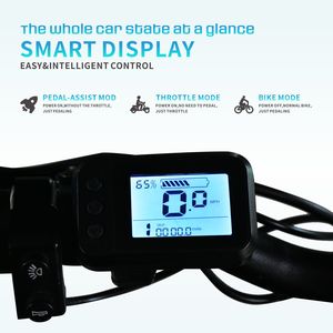 Bicicleta Eléctrica Plegable <span class=keywords><strong>GOSEN</strong></span> de 48V 750W, Llanta Gruesa de 20 Pulgadas, Batería Samsung de 30Ah, Largo Alcance, para Adultos - Product Image 2