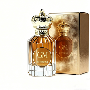 Nouvelles Bouteilles <span class=keywords><strong>de</strong></span> <span class=keywords><strong>Parfum</strong></span> Rondes Vintage <span class=keywords><strong>de</strong></span> 50 ml, Jolies et Populaires, avec Boîte et Bouchon Couronne - Product Image 2