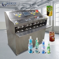 Machine de remplissage semi-automatique pour sachets de liquides, eau, boissons, sachets plastiques de forme irrégulière, sachets aseptiques, 50-500 ml