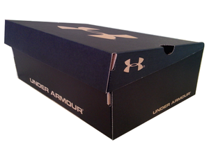 Emballage portable en carton ondulé à fentes, personnalisable avec logo, conception OEM acceptable, pour vêtements, chaussures, chaussettes - Recyclé haut de gamme - Product Image 5