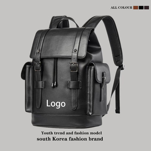 <span class=keywords><strong>Zaino</strong></span> da Uomo di Lusso Personalizzato in Pelle PU all'Ingrosso, <span class=keywords><strong>Zaino</strong></span> da Viaggio di Lavoro ad Alta Capacità per Laptop - Product Image 6