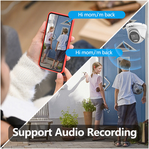 Caméra de surveillance analogique tourelle 4-en-1 CVI/TVI/CVBS/AHD 2MP avec double éclairage intelligent, support OEM, micro intégré, IP66, IR30m, en métal - Product Image 5