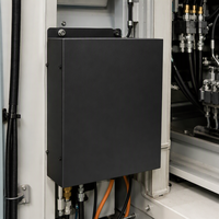 Boîtier de protection pour machines en acier inoxydable antirouille - Revêtement en poudre résistant aux intempéries - Couvercle d'encastrement personnalisé avec ventilation