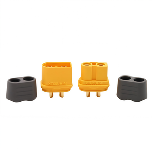 Ensemble de connecteurs en laiton Amass XT60UH-M XT60UH-F avec manchon, prise plaquée or 3,5 mm (compatible avec XT60H) pour modèles RC - Product Image 1