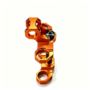 Maßgefertigte Gefräste Eloxierte Aluminium-Thirst-Trap-Drop-Crown-Dreifachklemmen - Product Image 3