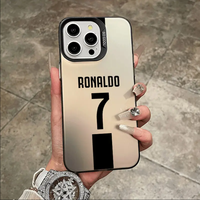 Advanced Colored Silver IMD laser Football Superstar numéro 7 maillot PC coque de téléphone pour iphone 11 12 13 14 15 plus/pro/pro max