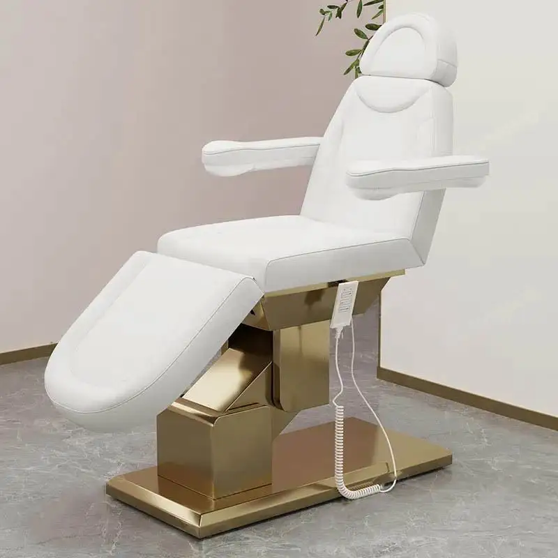 Fabrieksprijs Oem Elektrische Hoogte Verstelbare Massagestoel Massagebed Schoonheidsstoel Voor Salon