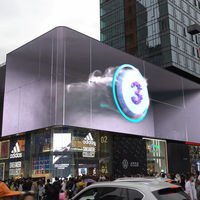 TOPLED Écran led 3d Panneau d'affichage LED incurvé personnalisé Panneau d'affichage extérieur incurvé Écran LED numérique