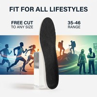 Semelles orthopédiques 4D Cloud Comfort en PU, absorption des chocs, soutien de la voûte plantaire, semelles ajustables pour chaussures homme et femme