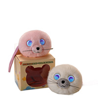 Peluche transfrontalière Lion de mer intelligent à l'IA, rembourrage en coton PP, taille 10 cm, pour les 14 ans et plus, compagnon de conversation, cadeau éducatif précoce