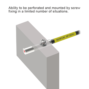 เซ็นเซอร์ไฟเบอร์แบบลำแสงผ่าน Senpum Detection ความกว้าง 3600 มม. ตอบสนองรวดเร็ว ใช้แทน FU-5FZ - Product Image 3